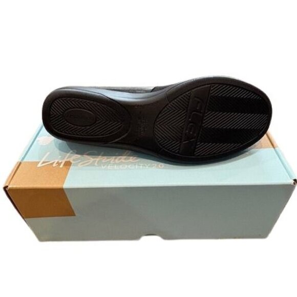 LifeStride “Isabelle” Wedge Faux Leather Slip-Ons in Black – Size 6.5 M - Picture 5 of 7